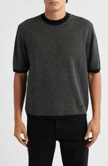 Emporio Armani Short Sleeve Virgin Wool Sweater