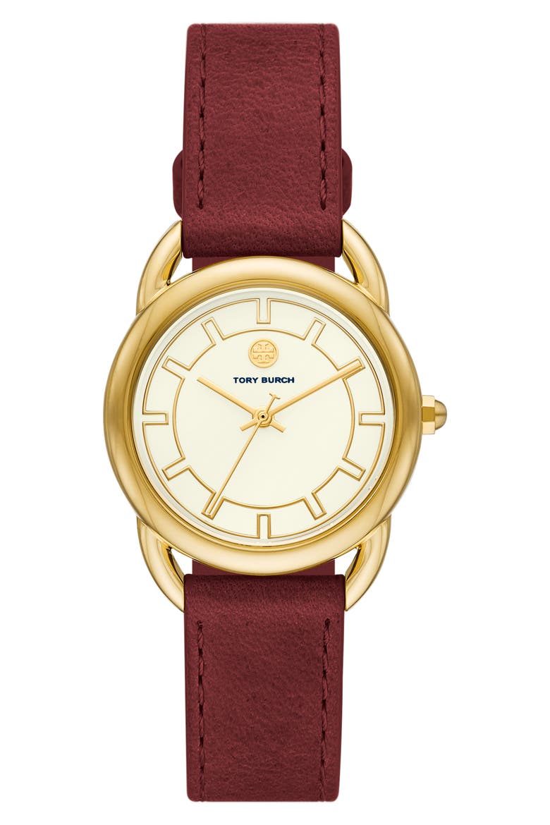 The Ravello Fiesta Leather Strap Watch, 38mm, Main, color, FIESTA