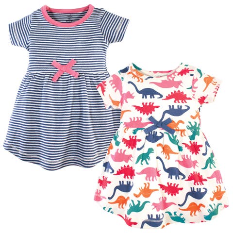 Organic Cotton Short-Sleeve and Long-Sleeve Dresses (Baby)