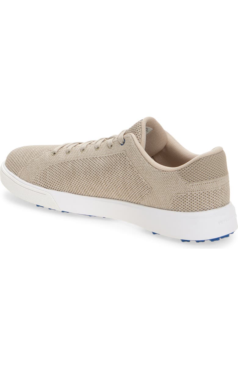 Peter Millar Drift Hybrid Water Resistant Knit Golf Shoe, Alternate, color, Stone