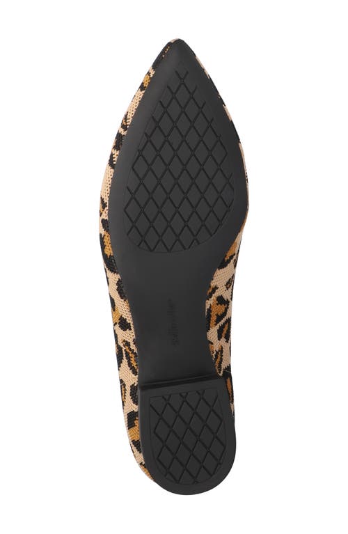 Bella Vita Mireya Knit Flat In Brown