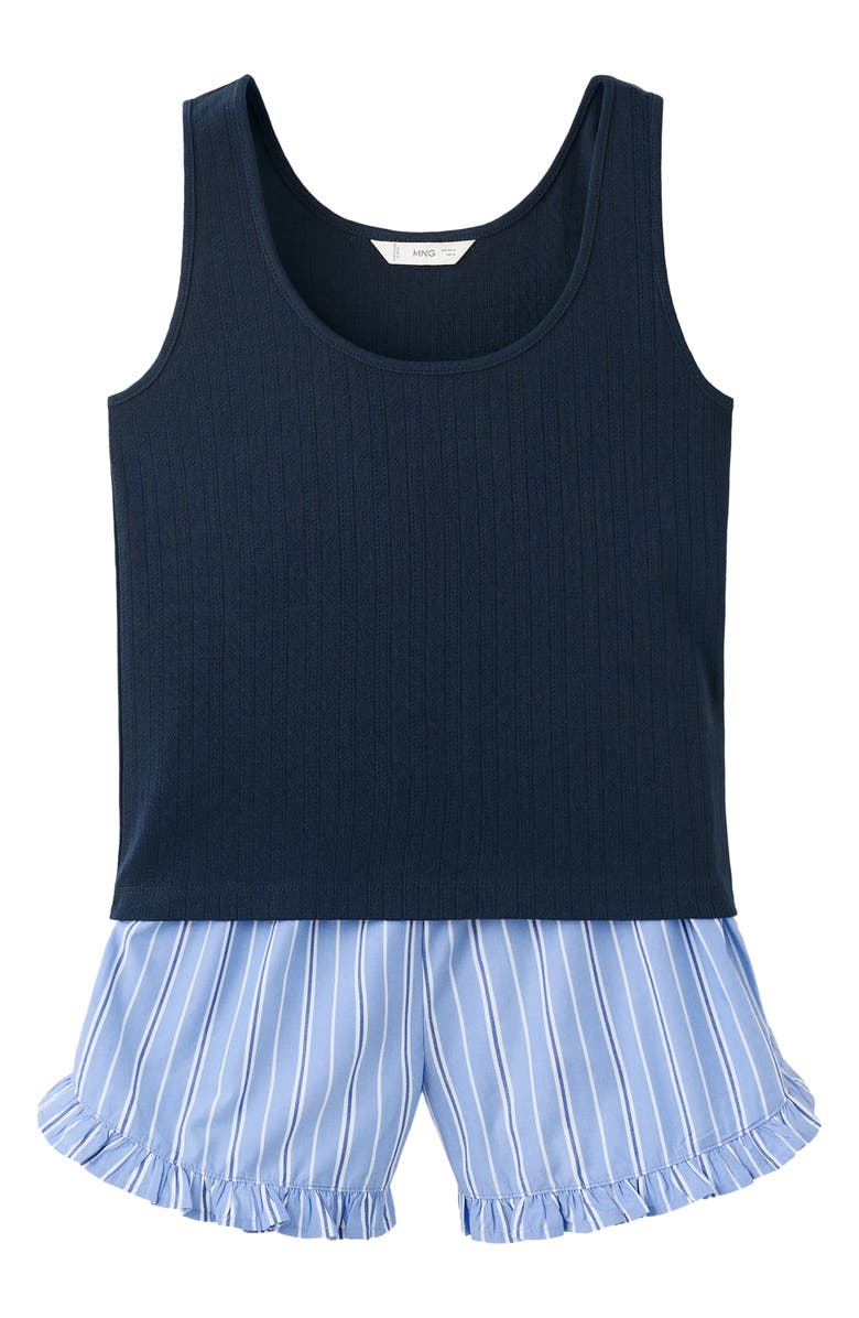 MANGO TEEN Short Cotton Pajamas, Alternate, color, 