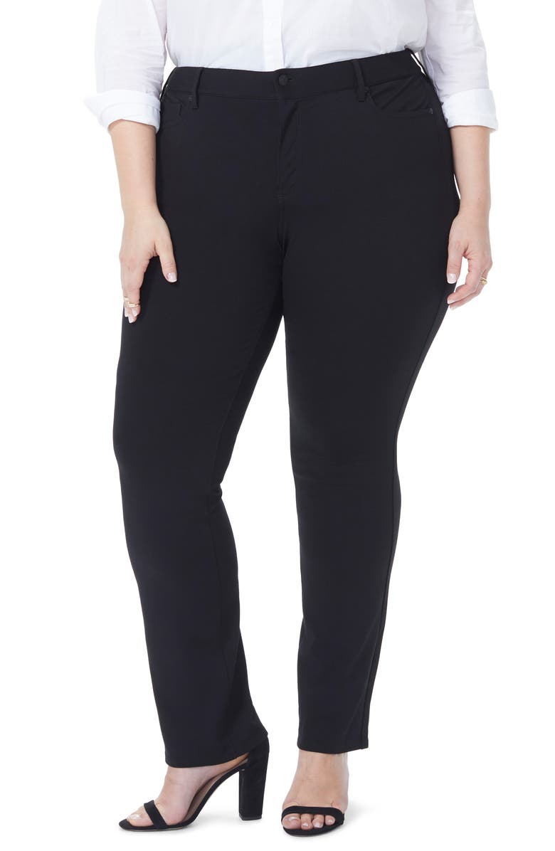 NYDJ Marilyn Straight Ponte Knit Pants, Alternate, color,