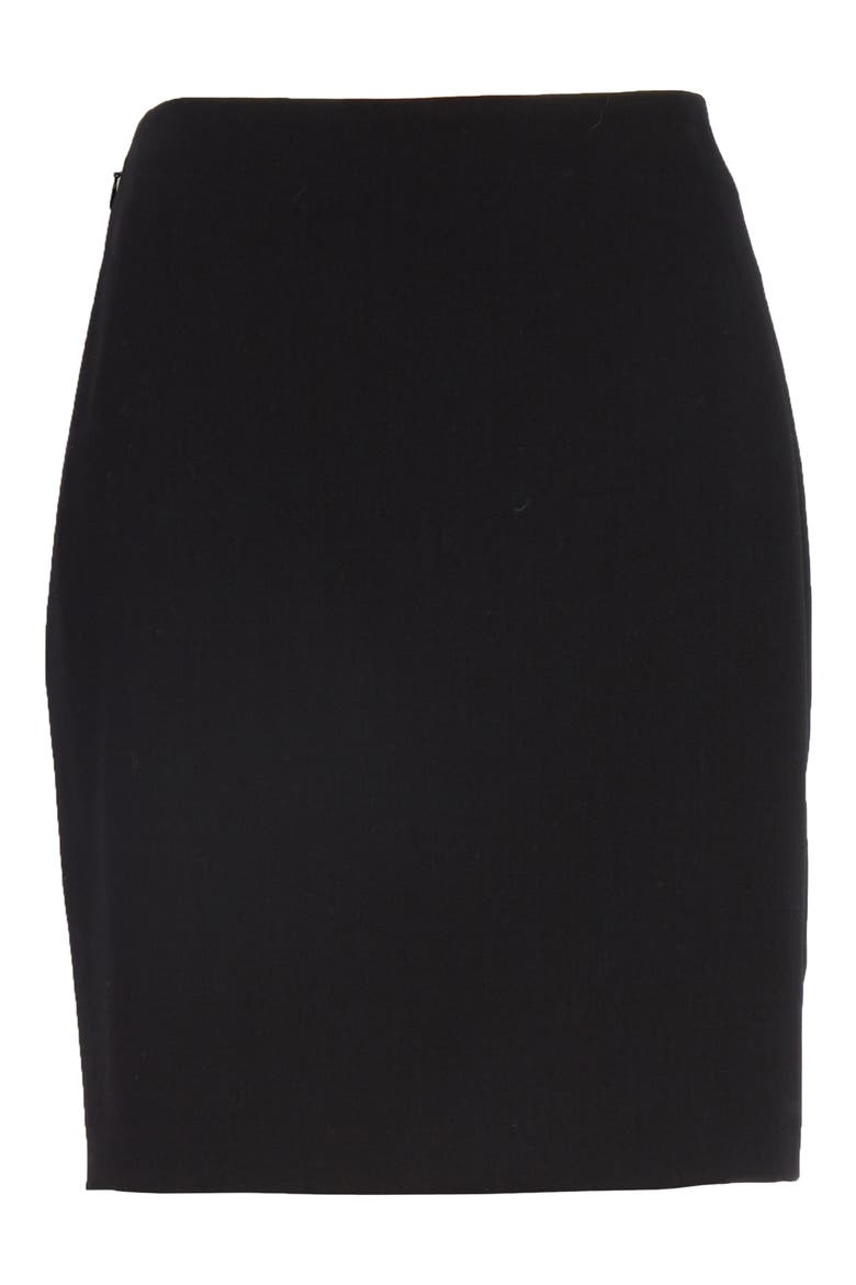Farrah Stretch Wool Flare Pants, Alternate, color, BLACK
