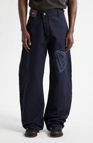 JW Anderson x Guinness Twisted Cotton Canvas Workwear Pants