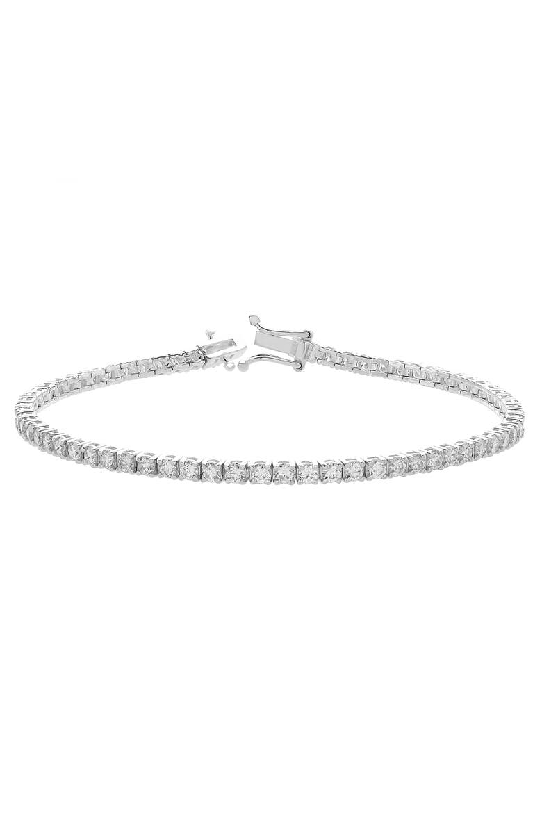 LMJ LoveGrown 10K White Gold Lab Grown Diamond Tennis Bracelets - 3.36 Cts, Main, color, 10K White Gold