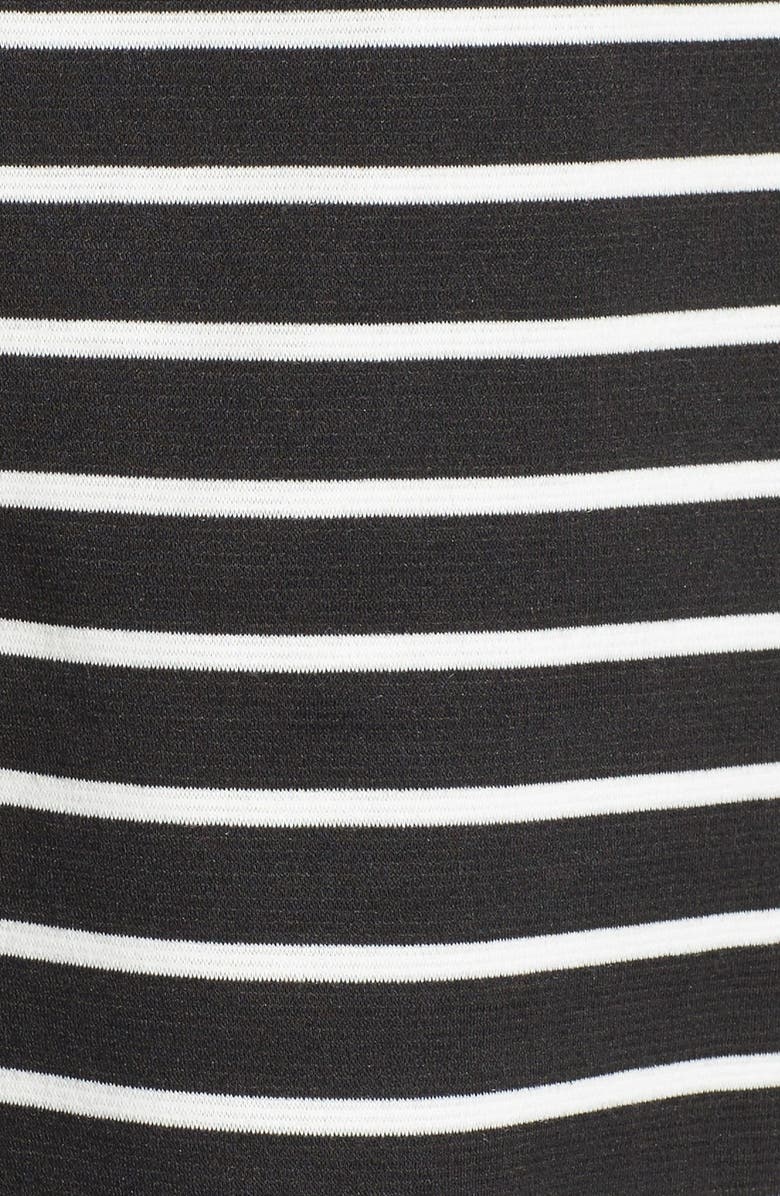 Bobeau Stripe Sleeveless Swing Top, Alternate, color,