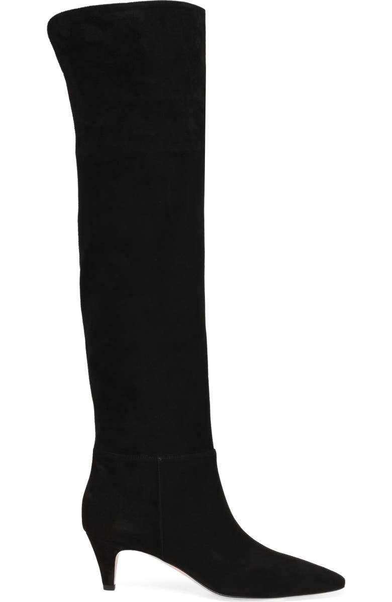Gianvito Rossi Elise Boot 55, Main, color, Black Suede