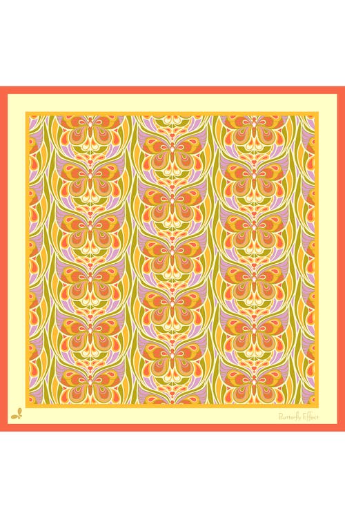 Henelle Silk Bandana In Butterfly Effect Sunset