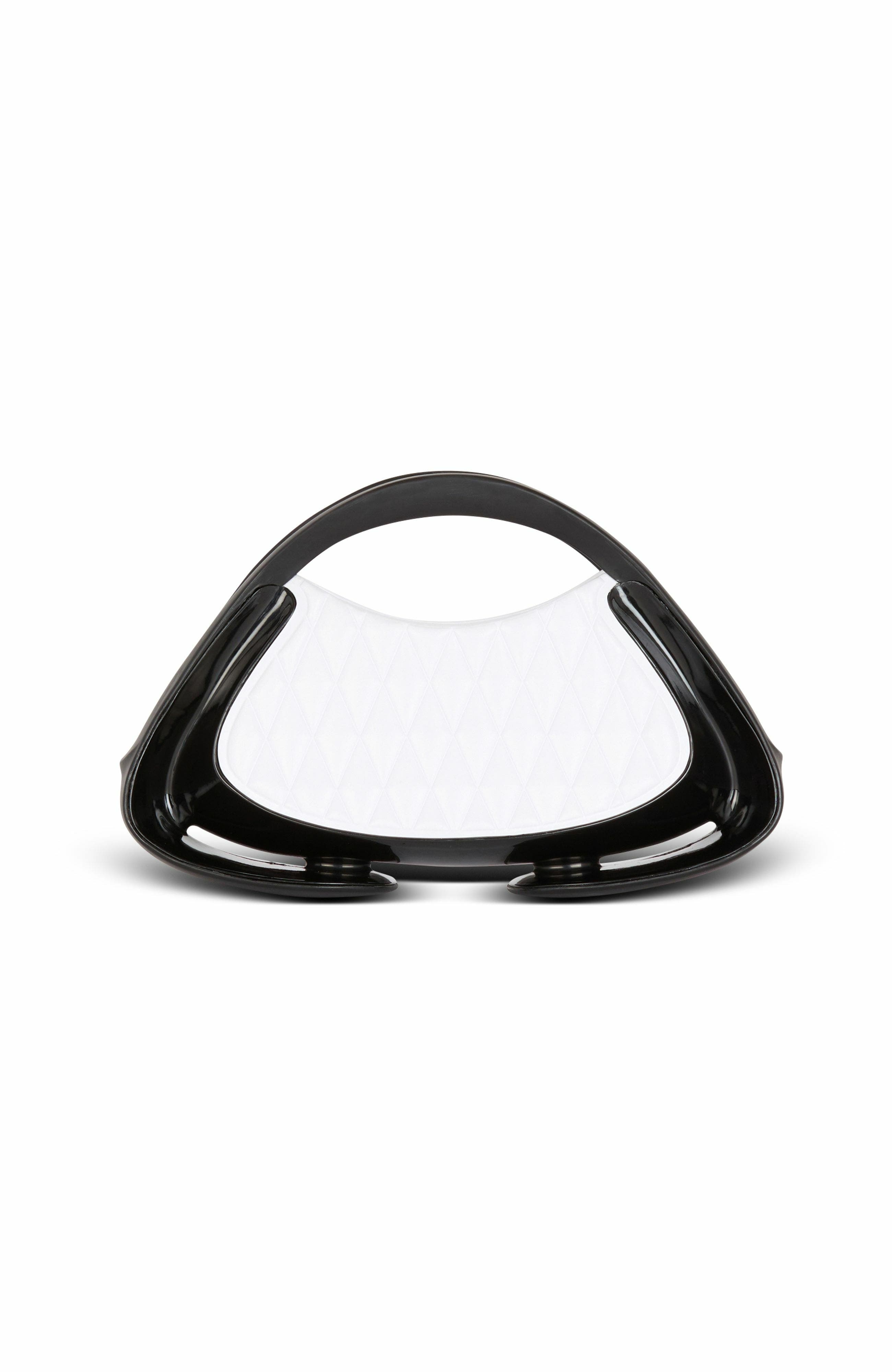 Balmain Two-Tone Quilted Small Jolie Madame Bag, Alternate, color, 