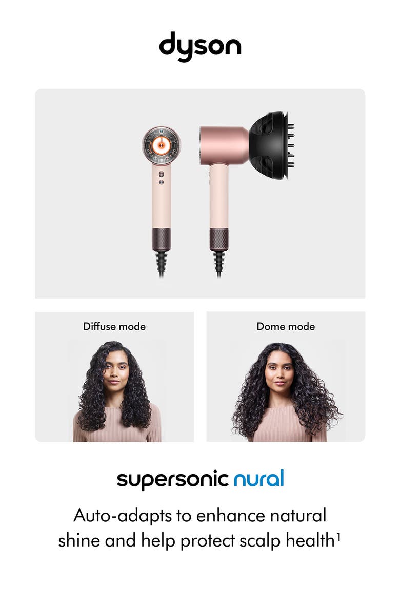 Supersonic Nural™ Hair Dryer, Alternate, color, CERAMIC PINK
