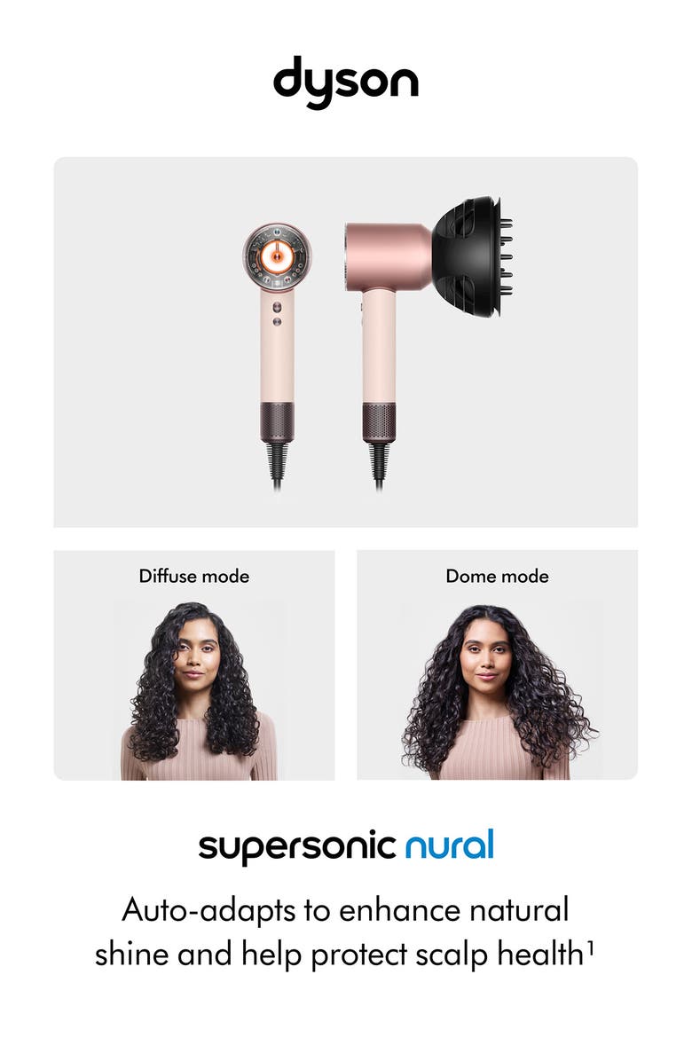 Dyson Supersonic Nural<sup>™</sup> Hair Dryer, Alternate, color, Ceramic Pink