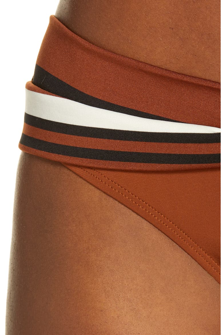 Simone Twist Swim Bottoms, Alternate, color, COCOA CREAM