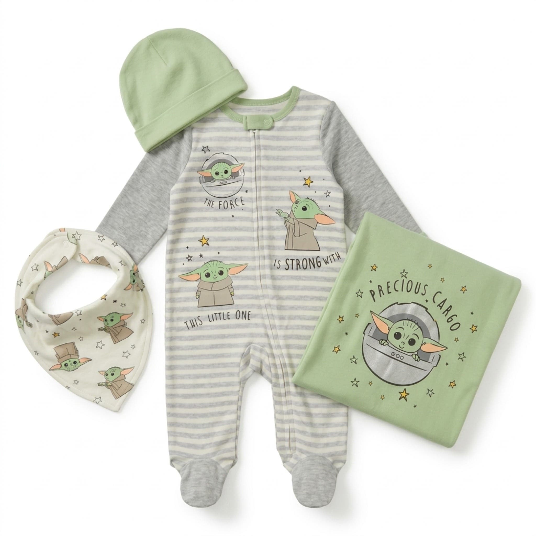 selected Grogu Sage Green