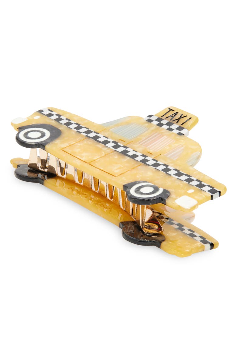 Solar Eclipse Taxi Cab Claw Clip, Main, color, Yellow