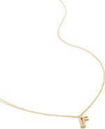 Monica Vinader Initial Pendant Necklace