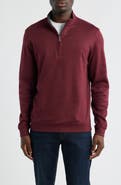 Scott Barber Pima Cotton Interlock Quarter Zip Pullover