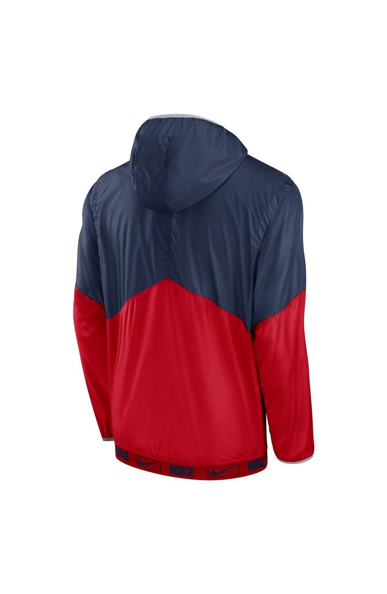 Nike Men's Nike Navy/Red St. Louis Cardinals Overview Half-Zip Hoodie Jacket, Alternate, color, 