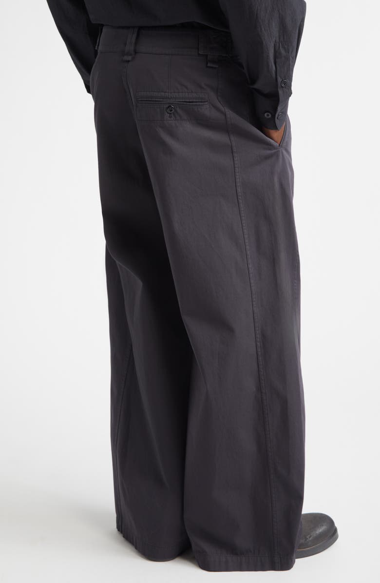 Lemaire Maxi Utility Pants, Alternate, color, Coal