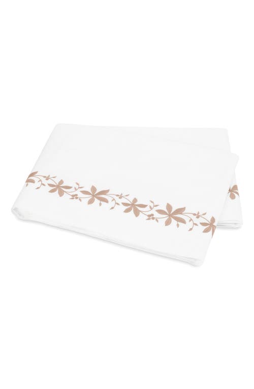 Matouk Callista 500-thread Count Cotton Percale Fitted Sheet