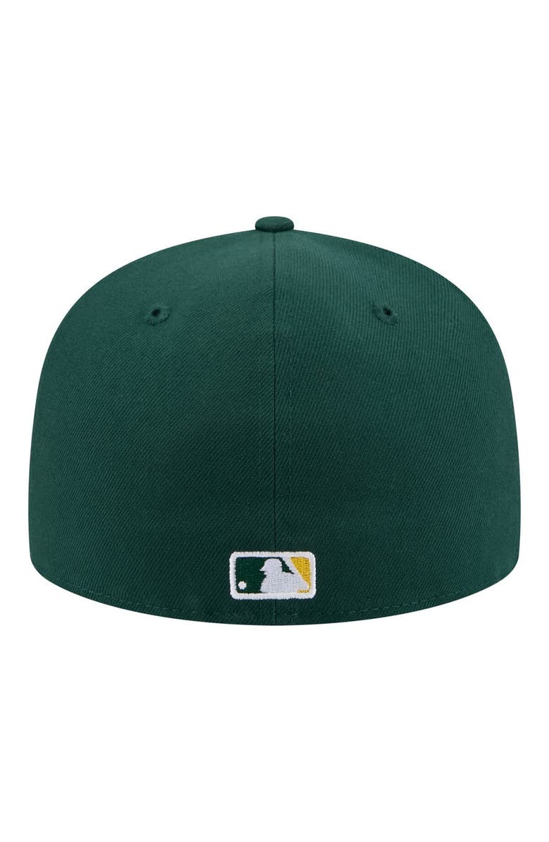 New Era Men's New Era  Green Athletics City Patch 59FIFTY Fitted Hat, Alternate, color, Green