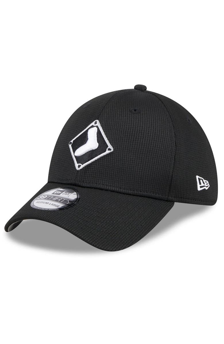 New Era Men's New Era Black Chicago White Sox 2024 Batting Practice 39THIRTY Flex Hat, Alternate, color, Black