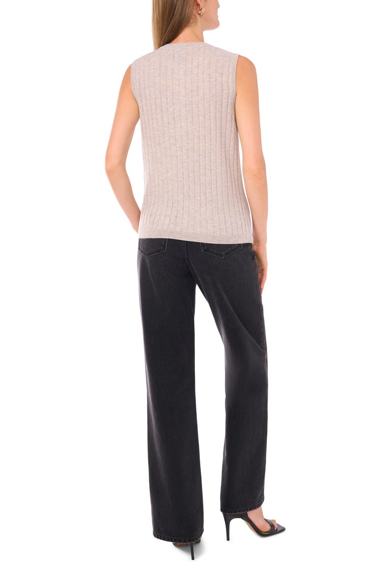 Button Sweater Tank, Alternate, color, WARM GREY