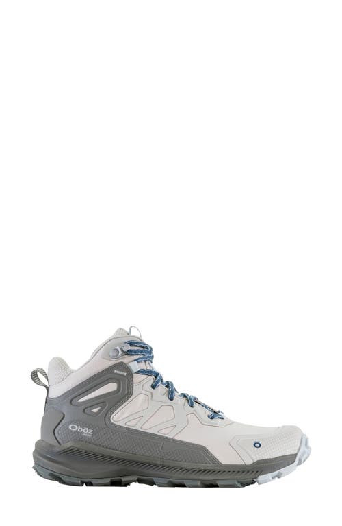 Oboz Katabatic Mid B-dry Waterproof Hiking Sneaker In Drizzle