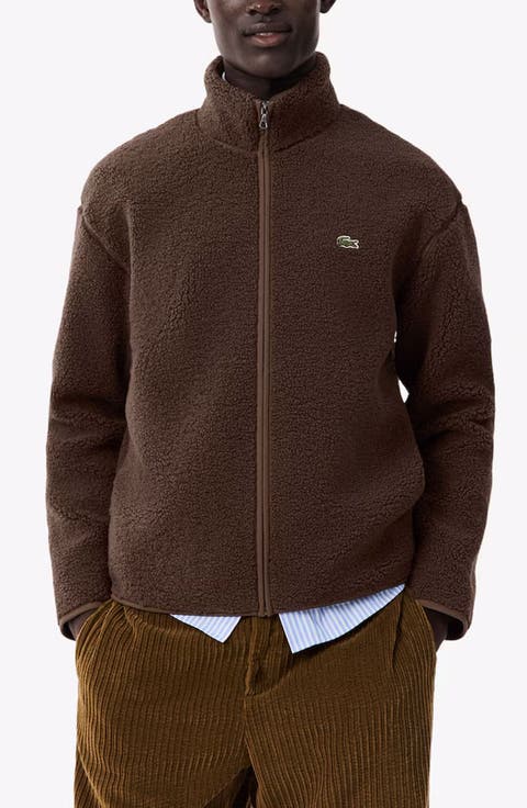 High Neck High Pile Fleece Jacket