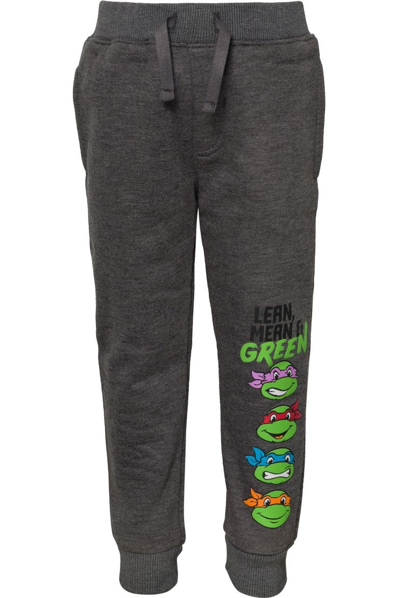 Fleece 2-Piece Hoodie and Pants Set, Alternate, color, Green Charcoal