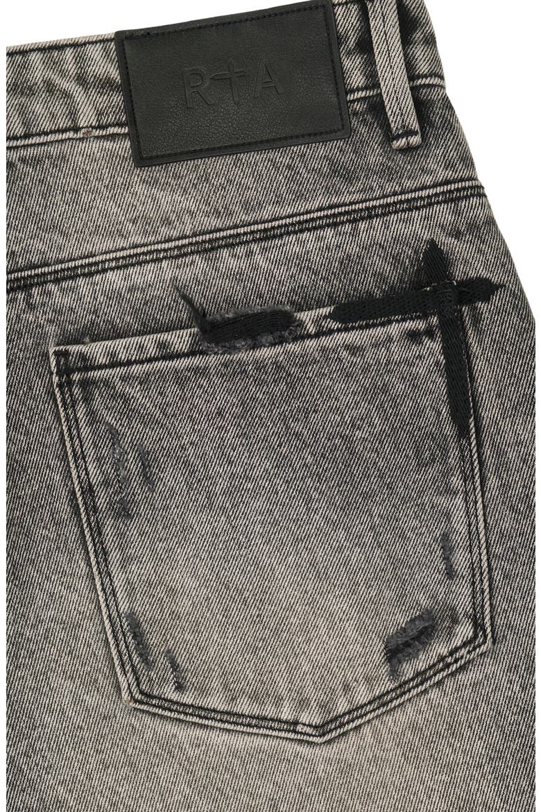 Gustavo Oversize Denim Bermuda Shorts, Alternate, color, STONE HAZE LASER RTA