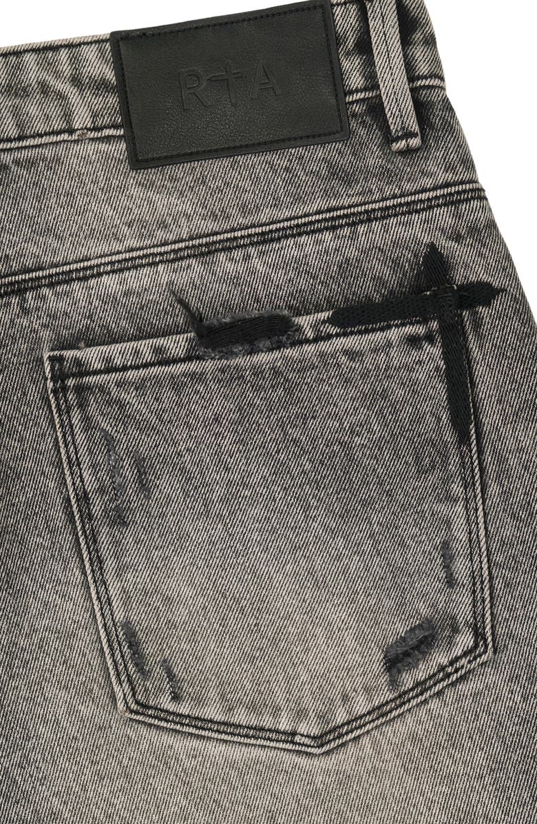 RtA Gustavo Oversize Denim Bermuda Shorts, Alternate, color, Stone Haze Laser Rta