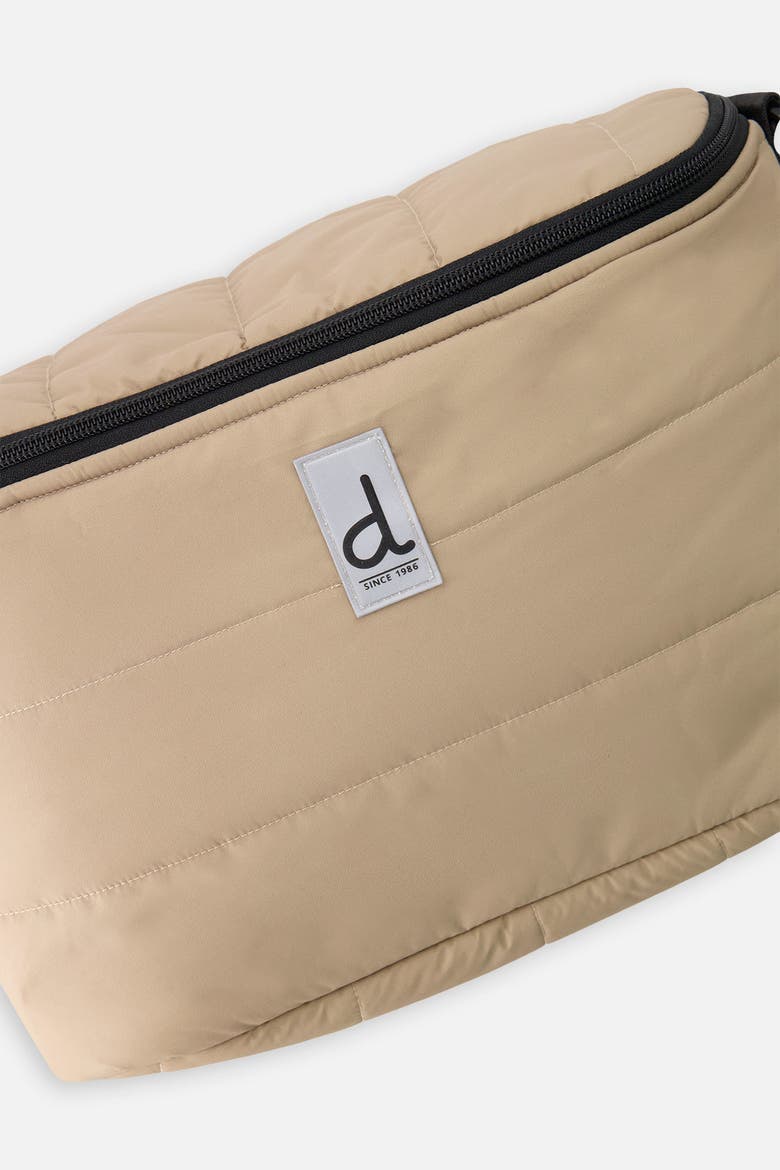 Water-Repellent 6-Pocket Stroller Strap Mini Diaper Bag, Alternate, color, Taupe
