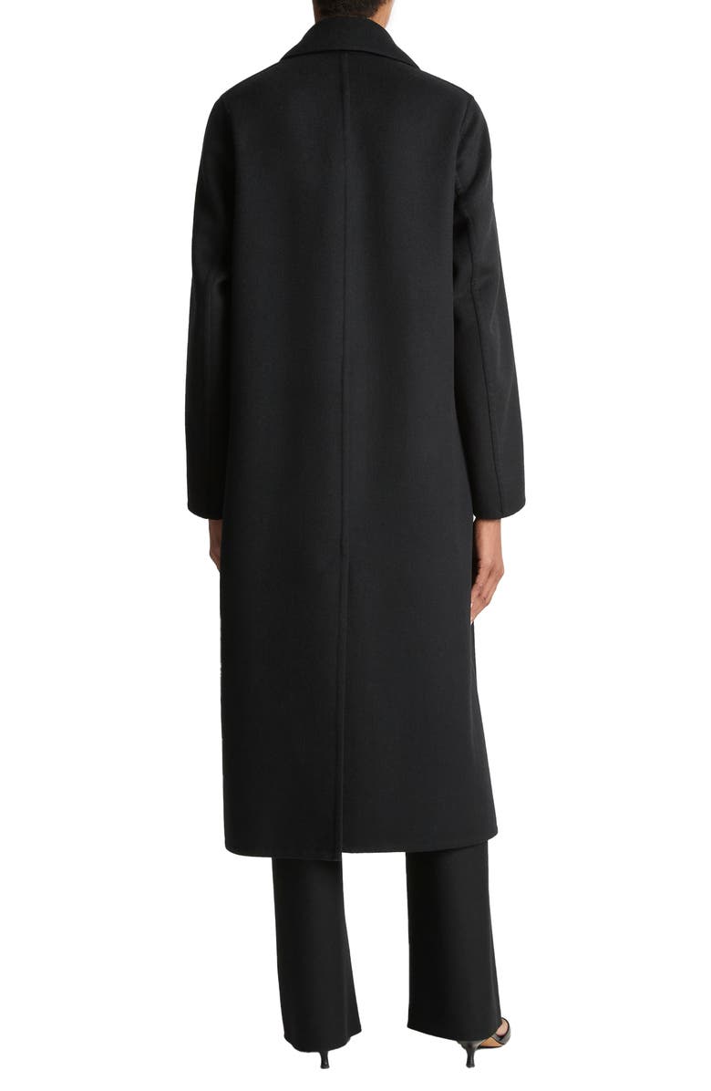 Vince Classic Wool Blend Coat, Alternate, color, Black