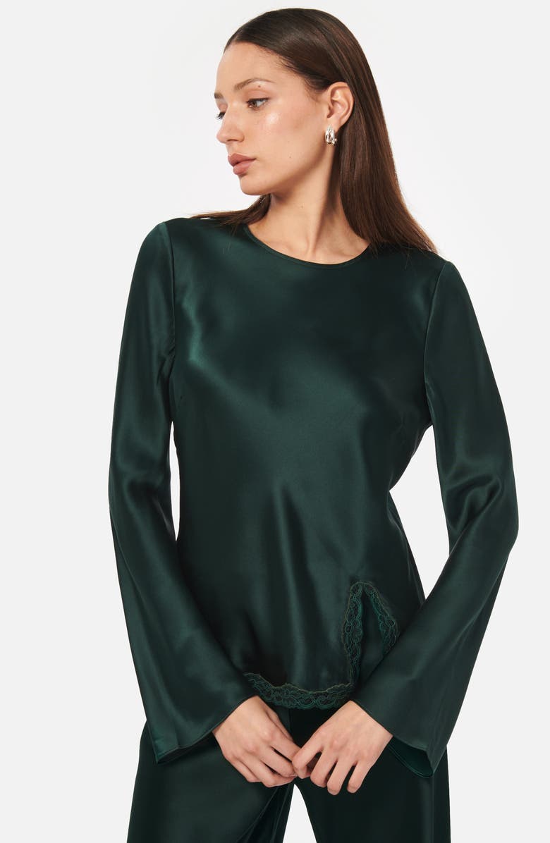 CAMI NYC Shira Silk Charmeuse Top, Alternate, color, 