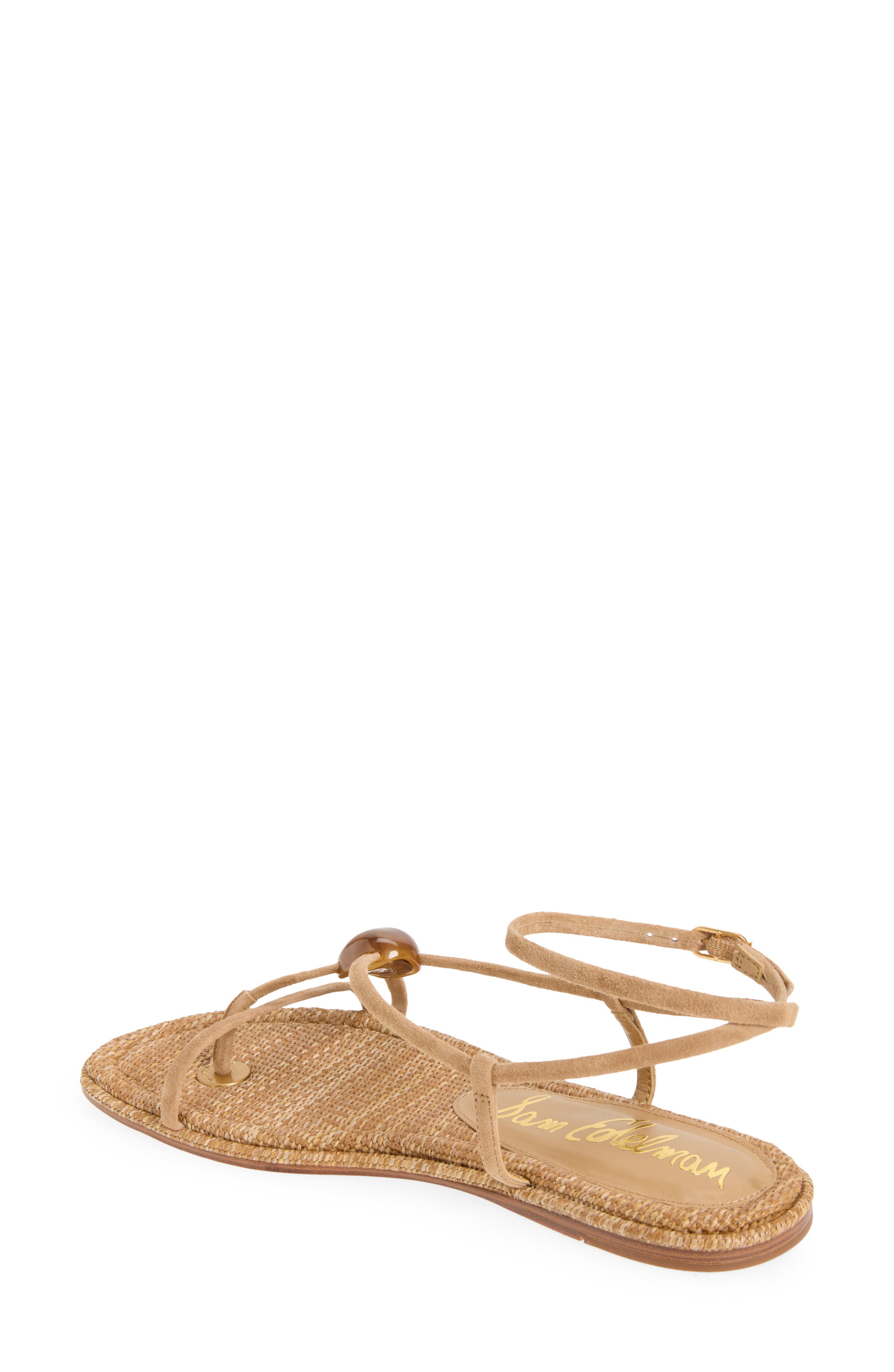 Sam Edelman Rillie Stone Embellished Thong Sandal, Alternate, color, 