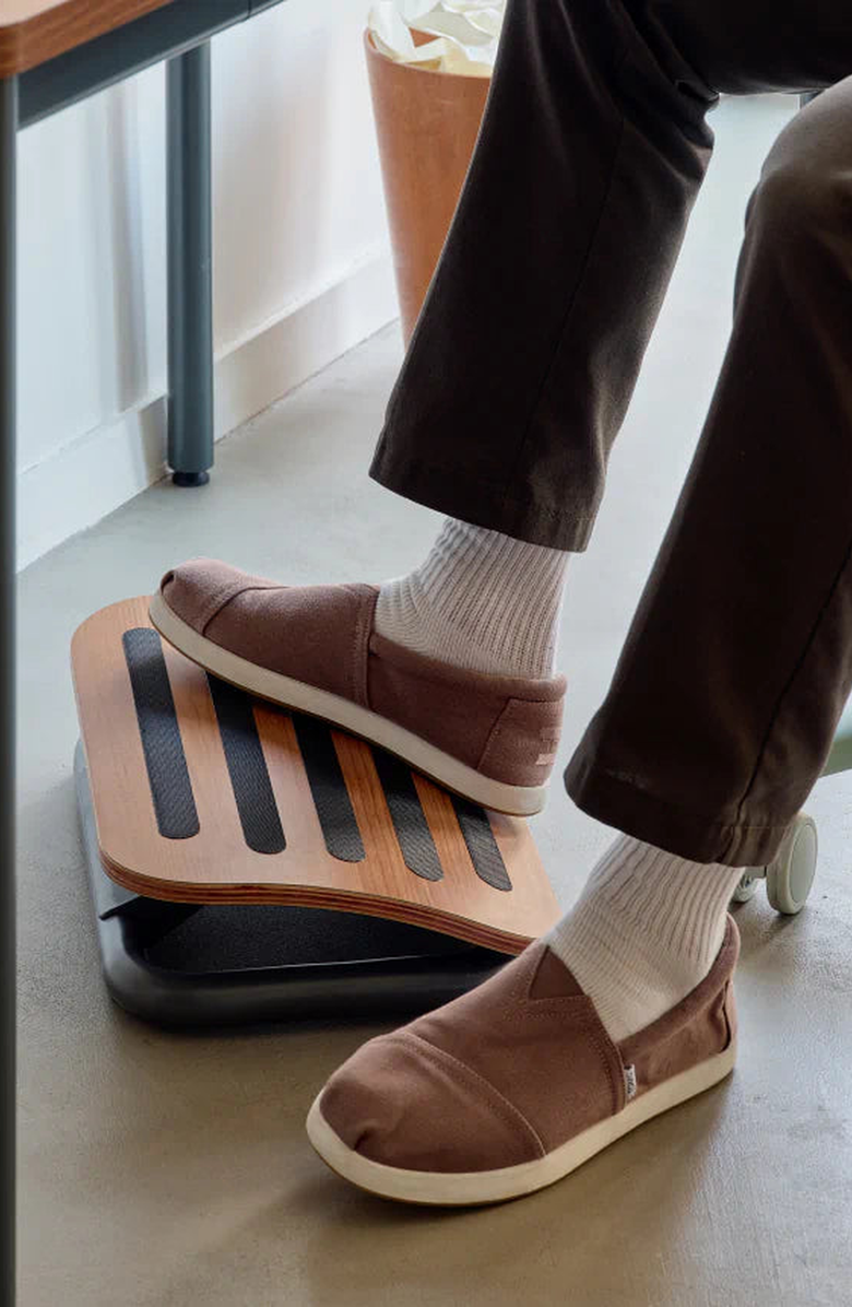 Branch Adjustable Footrest, Alternate, color, Walnut