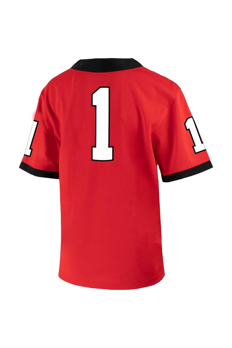 Toddler Nike #1 Red Georgia Bulldogs Untouchable Football Jersey, Alternate, color, Red