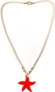By Lilla Rope Starfish Necklace