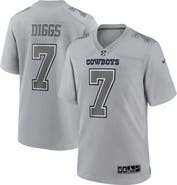 Nike Men's Nike Trevon Diggs Gray Dallas Cowboys Atmosphere Fashion Game Jersey