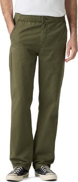 Levi's Pull-On Relaxed Straight Leg Twill Pants