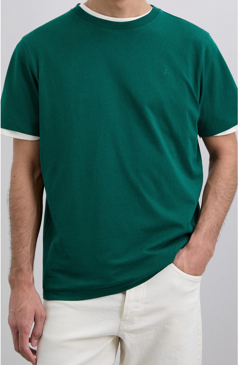 Scalpers Newskull Tee, Main, color, Green