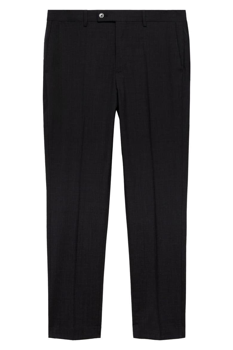 Slim Fit Virgin Wool Dress Pants, Alternate, color, GREY