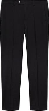 MANGO Slim Fit Virgin Wool Dress Pants
