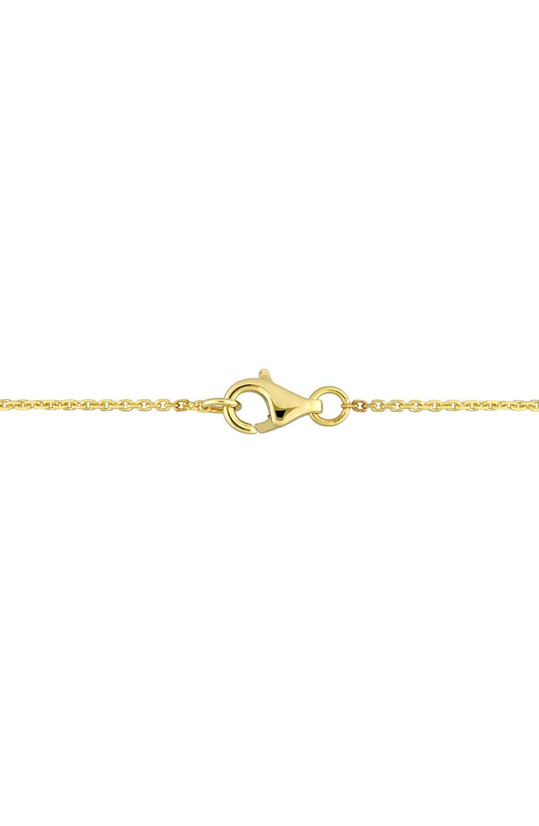 Julianna B. Diamond Crossover Design Necklace 14k, Alternate, color, Yellow Gold