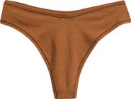 SKIMS Cotton Stretch Jersey Dipped Thong
