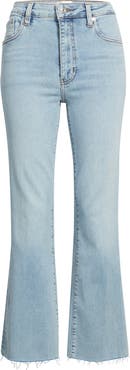 FRAME The Reboot High Waist Crop Flare Jeans