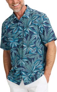 Tommy Bahama Bahama Coast Luau Blooms IslandZone® Short Sleeve Button-Up Shirt