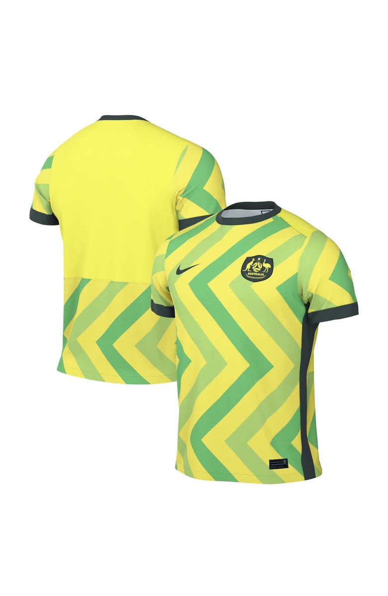 Nike Men's Nike Yellow Australia National Team 2025/26 Home Replica Jersey, Main, color, Yellow