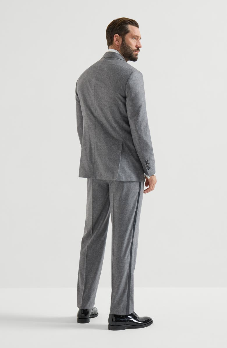 Brunello Cucinelli Tuxedo with peak lapel, Alternate, color, Grey